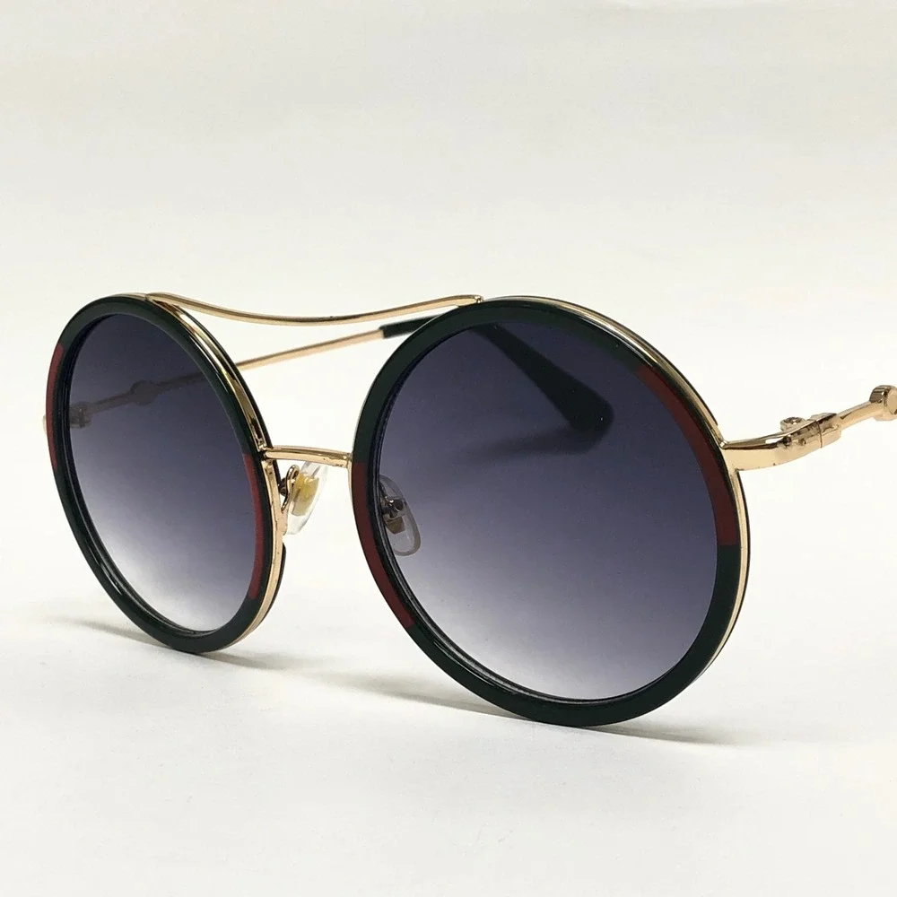 Women Round Oversized Sunglasses Streetwear‎ Retro Vintage Shades Lentes Gafas